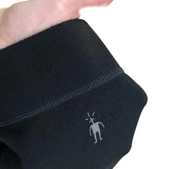 Smartwool Womens Merino Wool Base Layer Pants Medium Black Skinny Full Length - Picture 3 of 10